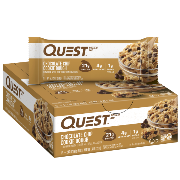 Chocolate Chip Cookie Dough Protein Bars
