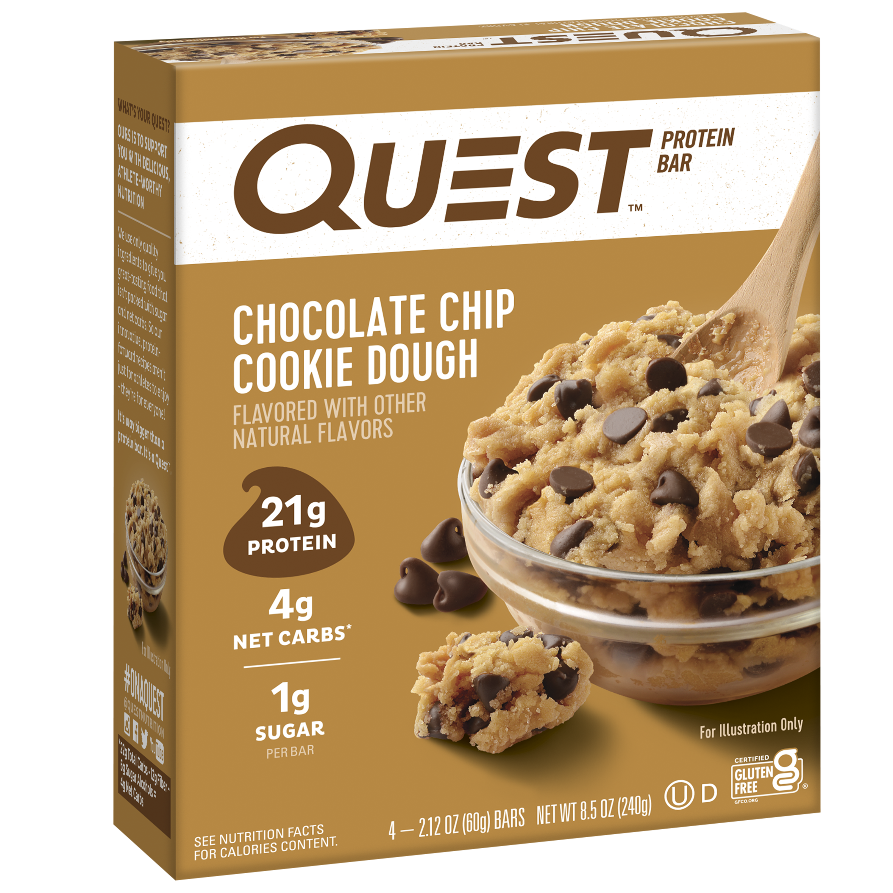 Chocolate Chip Cookie Dough Protein Bars - Image 2