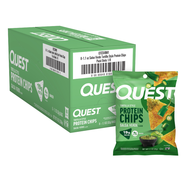 Salsa Verde Tortilla Style Protein Chips