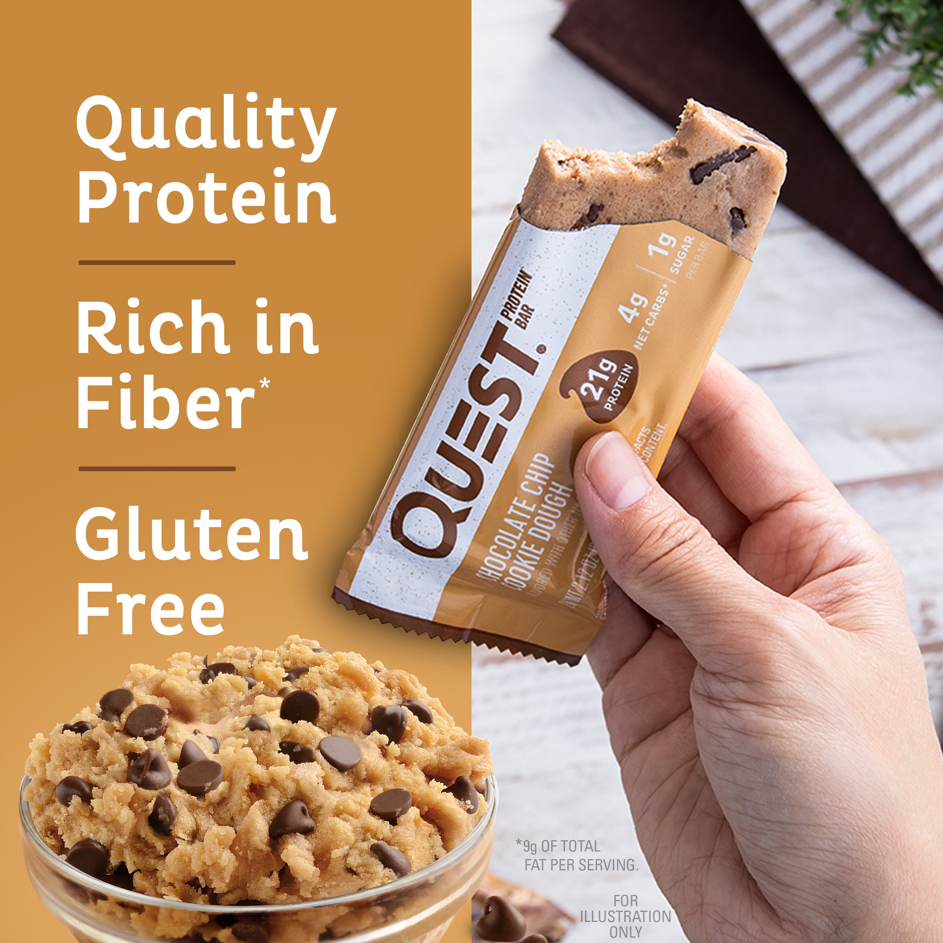 Chocolate Chip Cookie Dough Protein Bars - Image 6