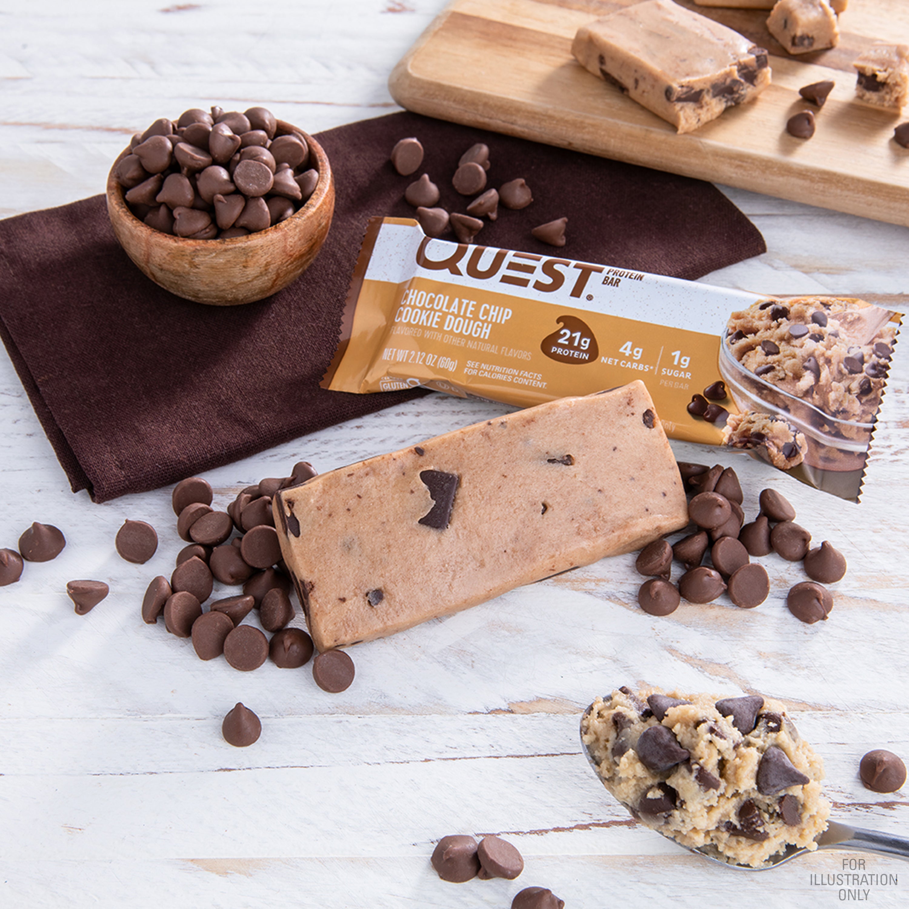 Chocolate Chip Cookie Dough Protein Bars - Image 5