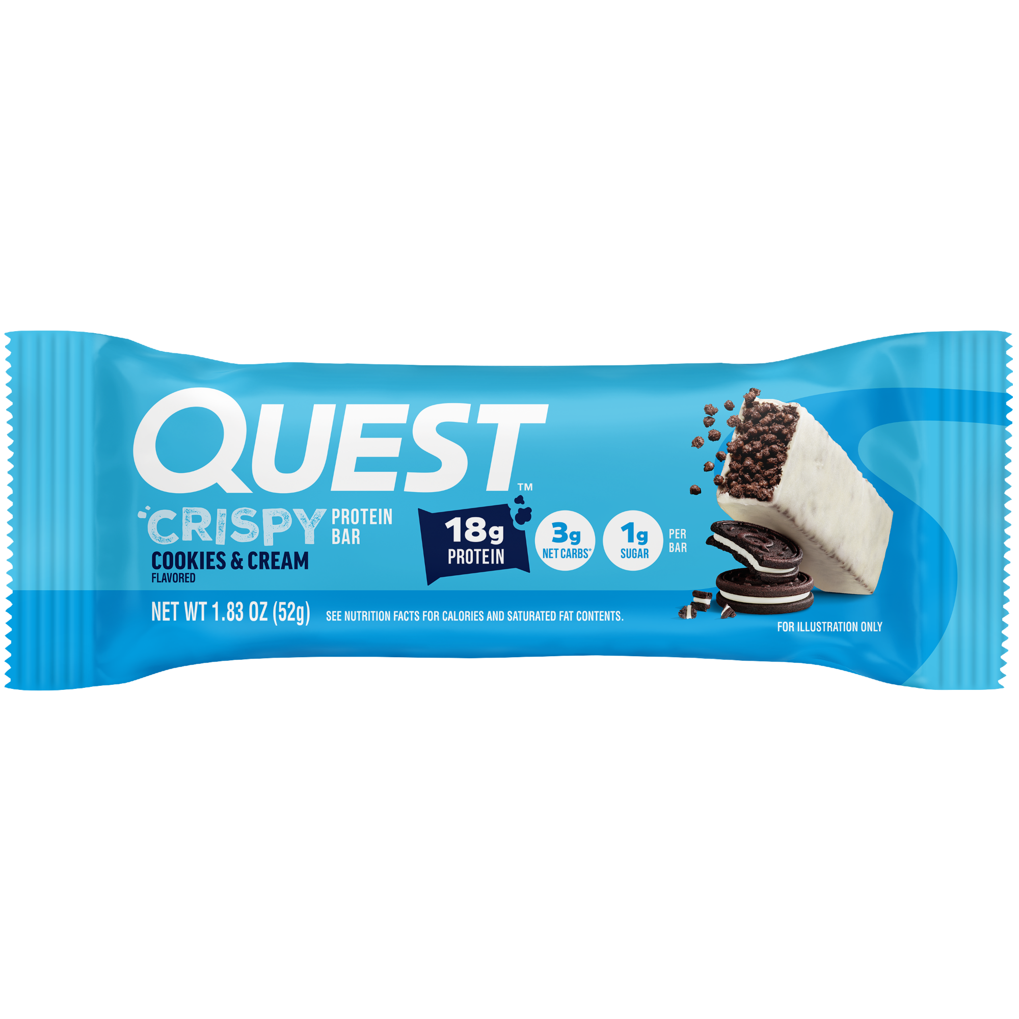 Cookies & Cream Crispy Hero Protein Bars - Image 2