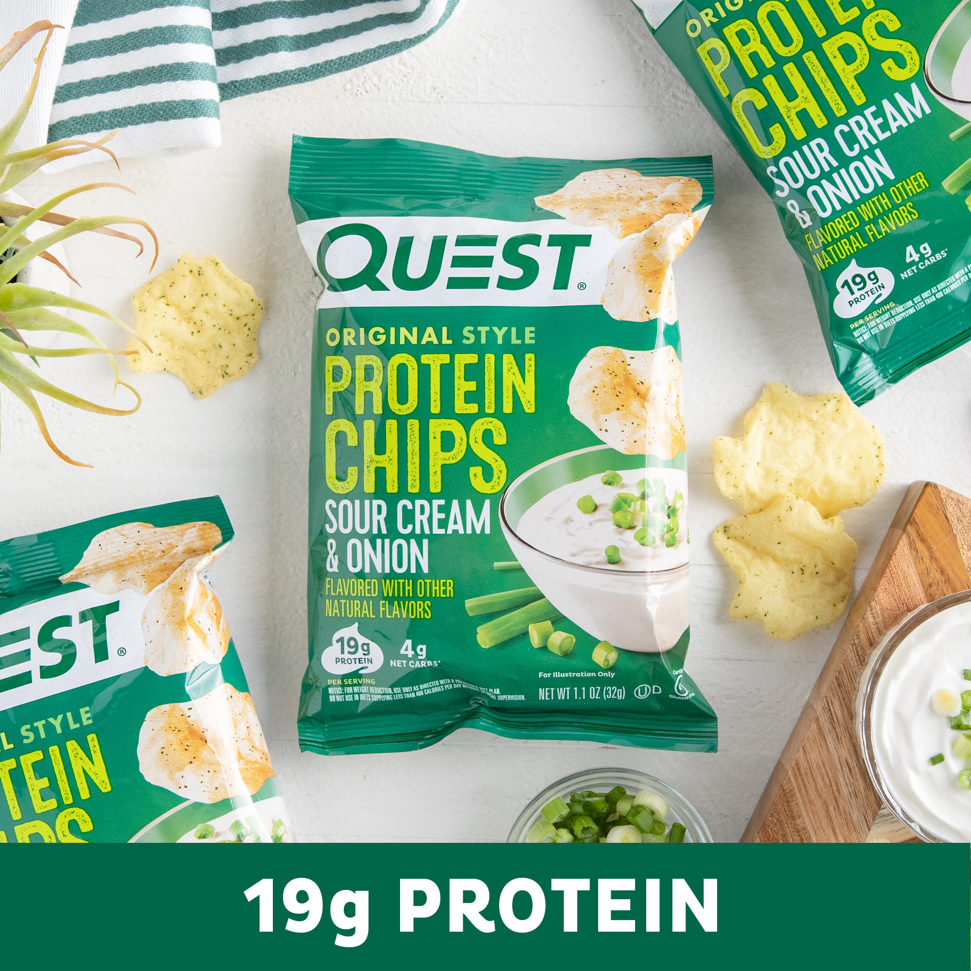 Sour Cream & Onion Original Style Protein Chips - Image 4