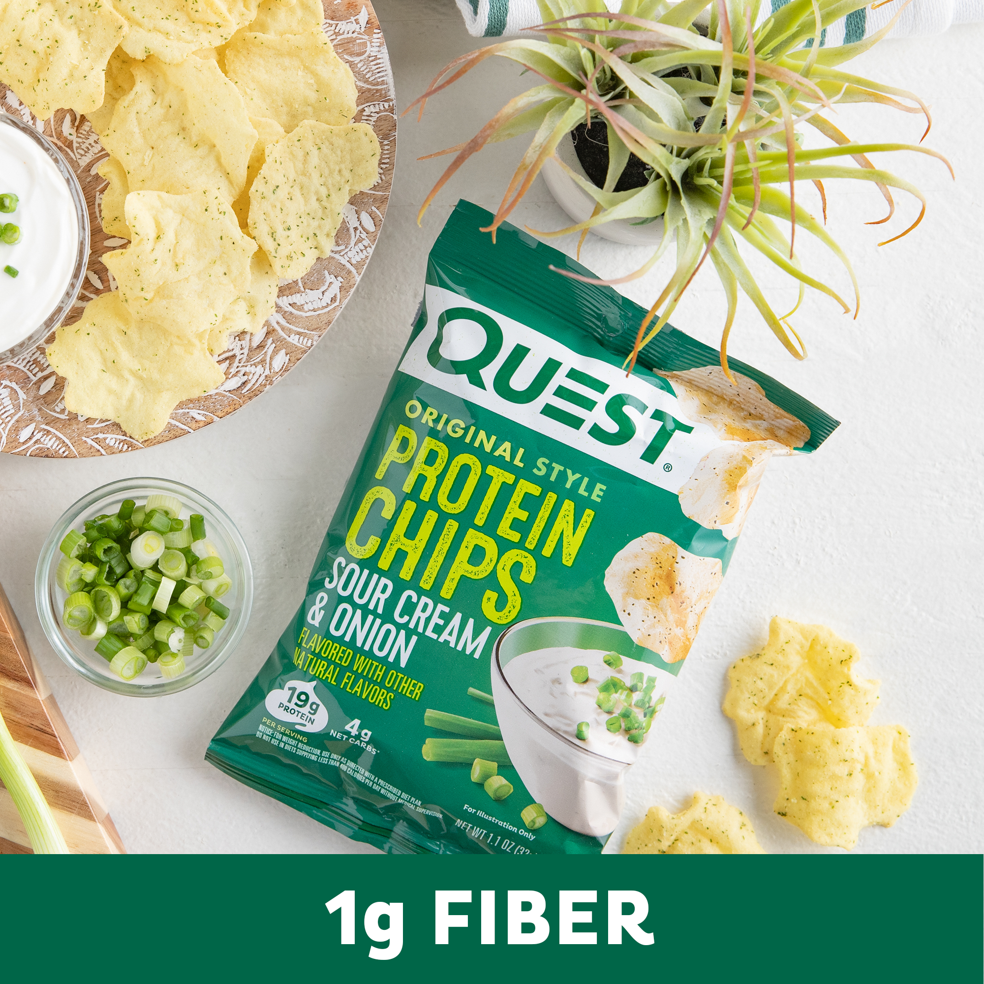 Sour Cream & Onion Original Style Protein Chips - Image 6