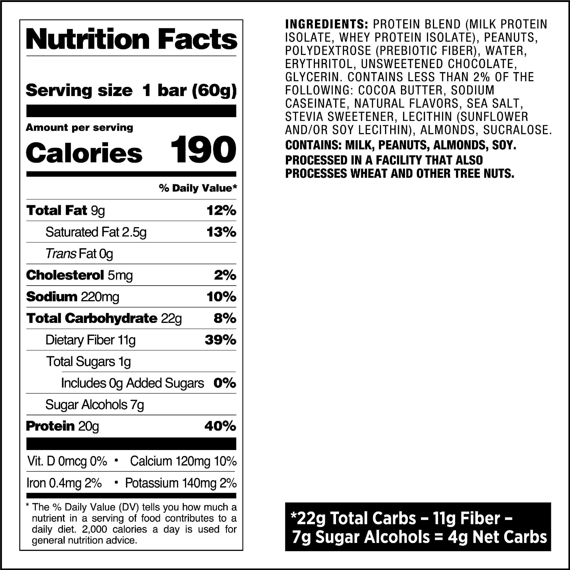 Chocolate Peanut Butter Protein Bar - Image 8