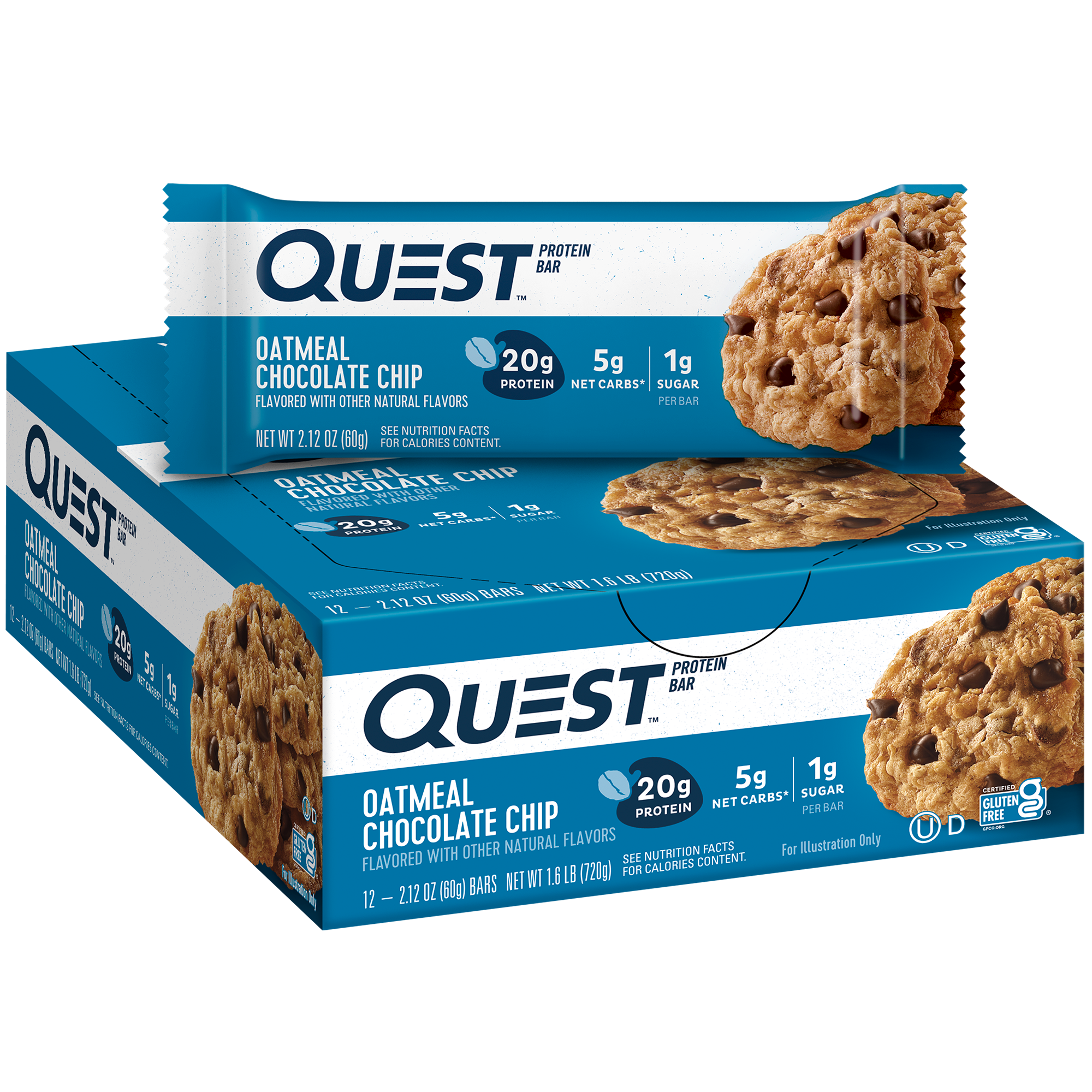 Oatmeal Chocolate Chip Protein Bars