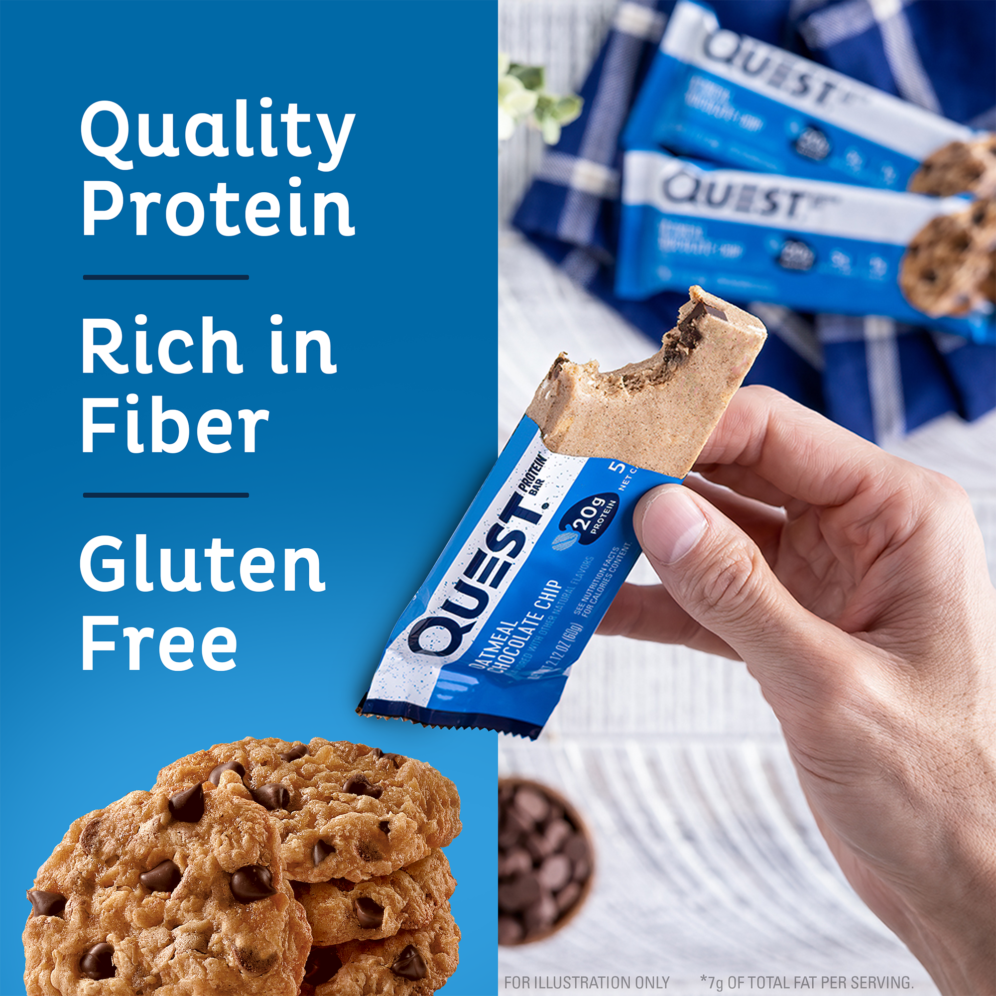 Oatmeal Chocolate Chip Protein Bars - Image 5