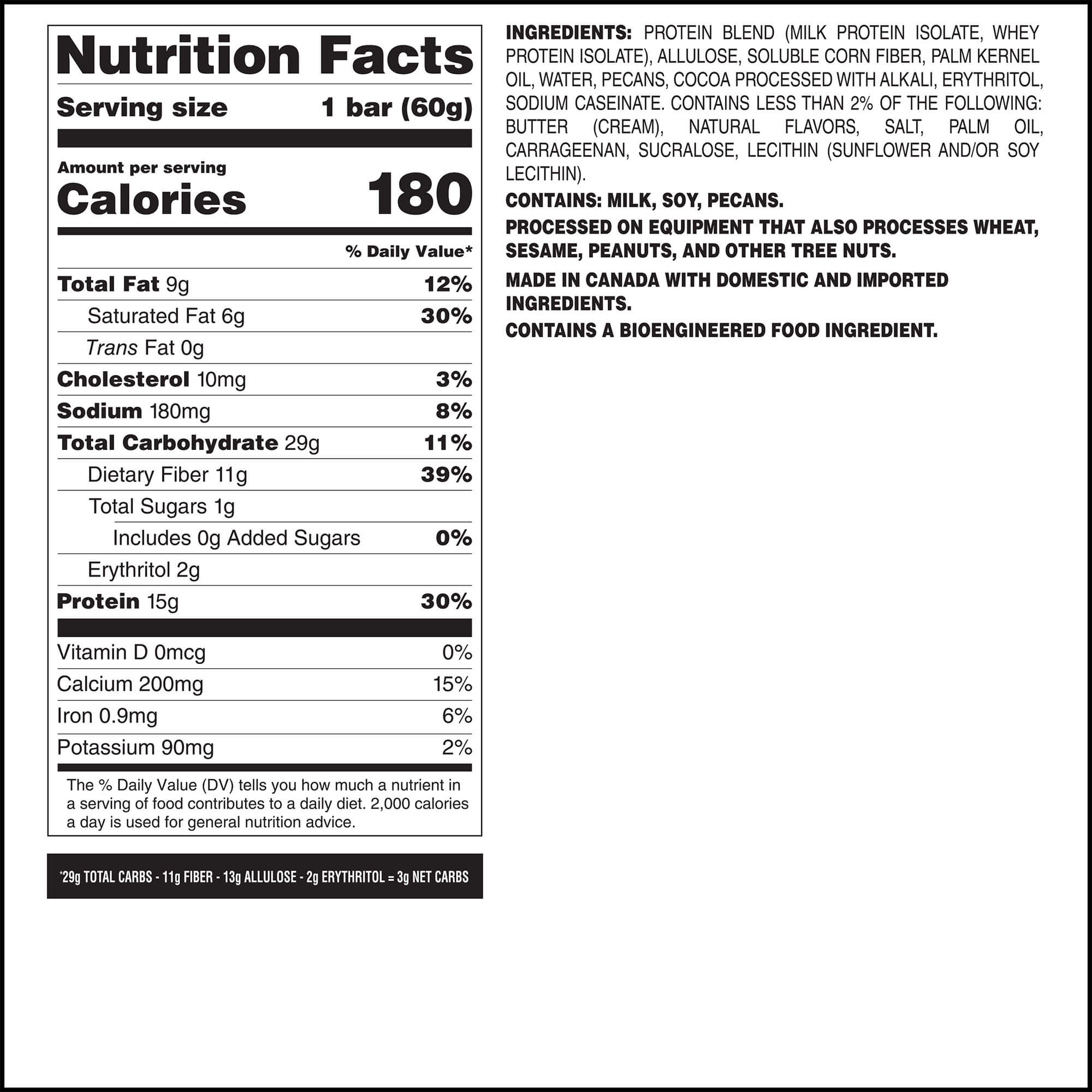 Chocolate Caramel Pecan Crispy Hero Protein Bars - Image 4