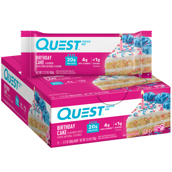 Birthday Cake Protein Bars