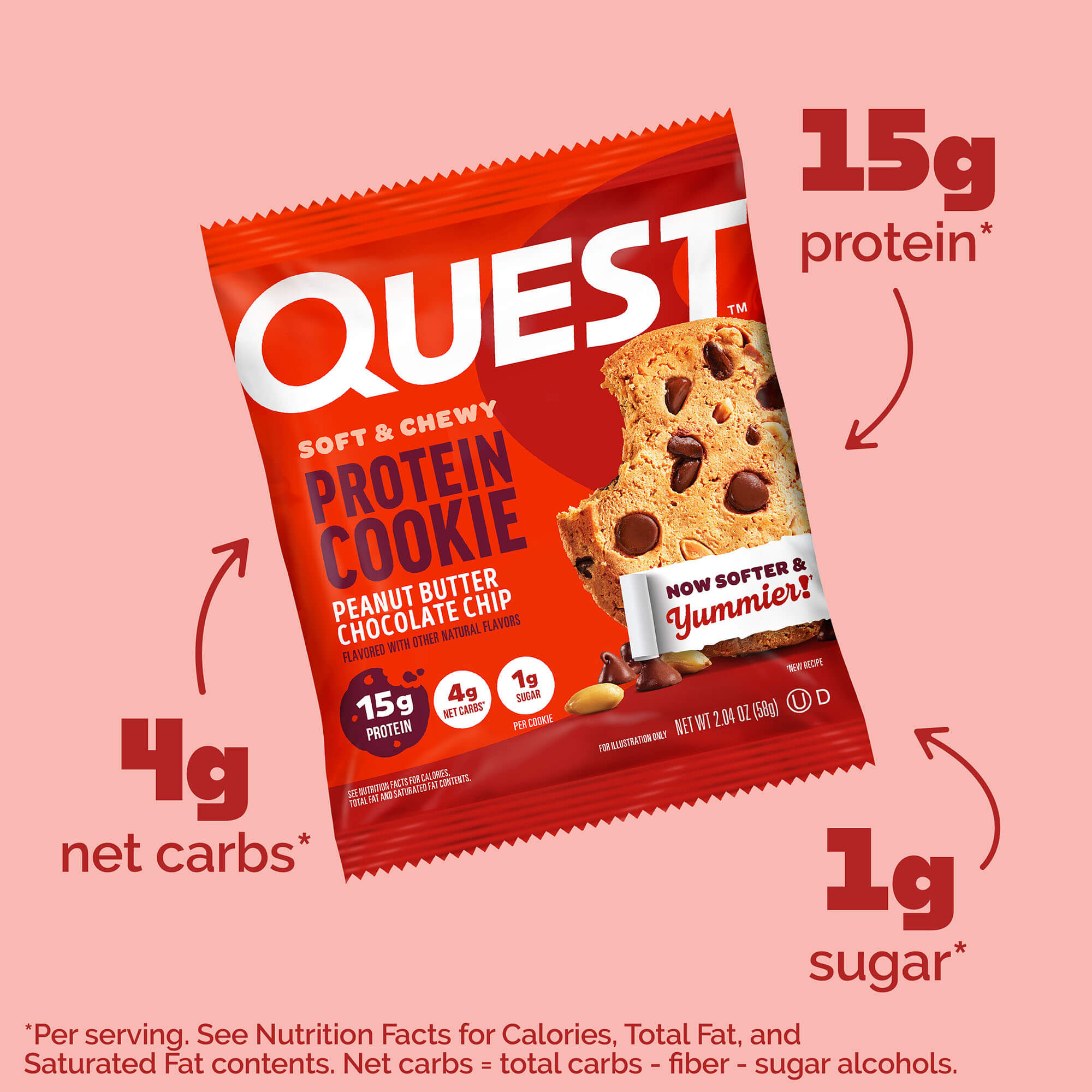 Peanut Butter Chocolate Chip Protein Cookies - Image 4