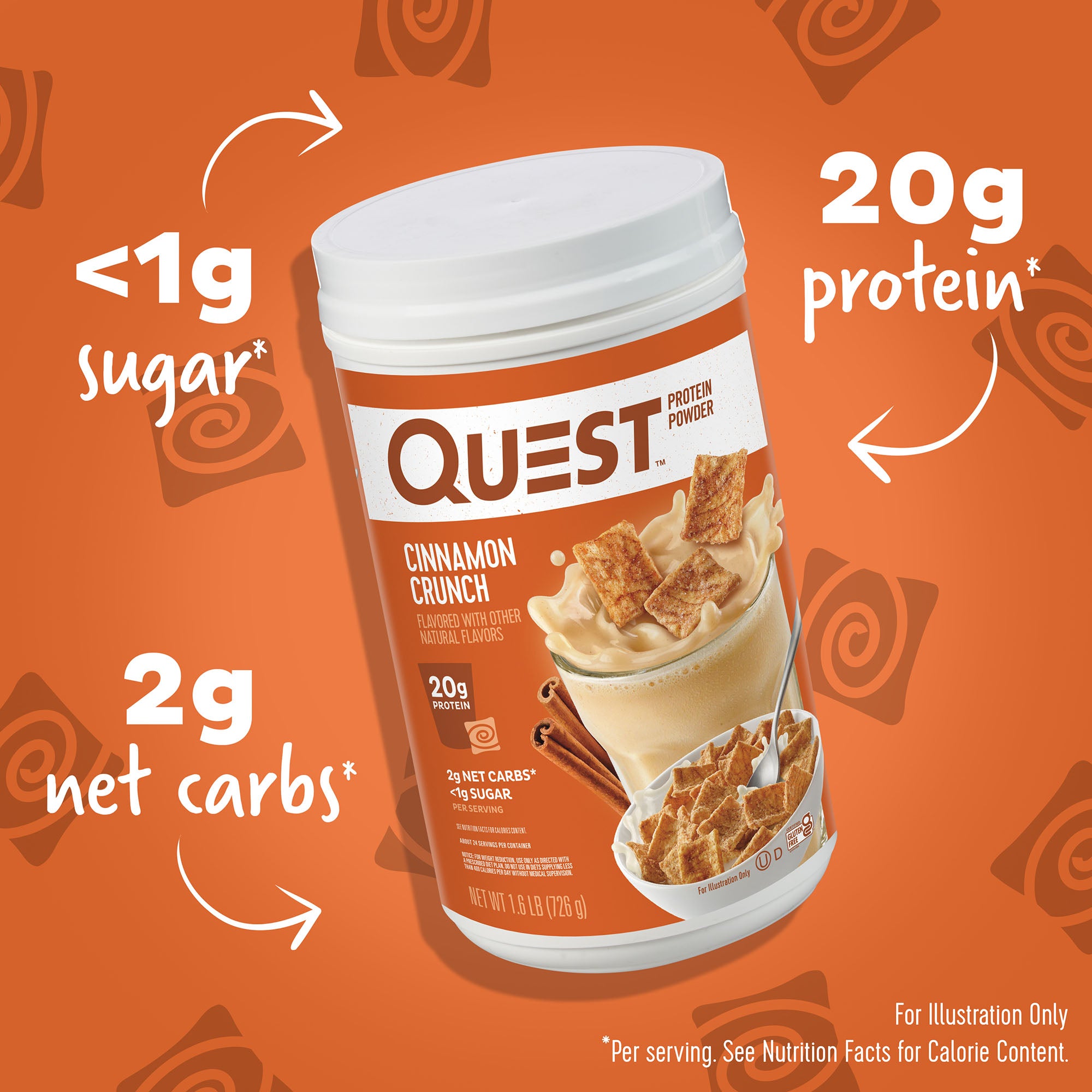 Cinnamon Crunch Protein Powder - Image 2