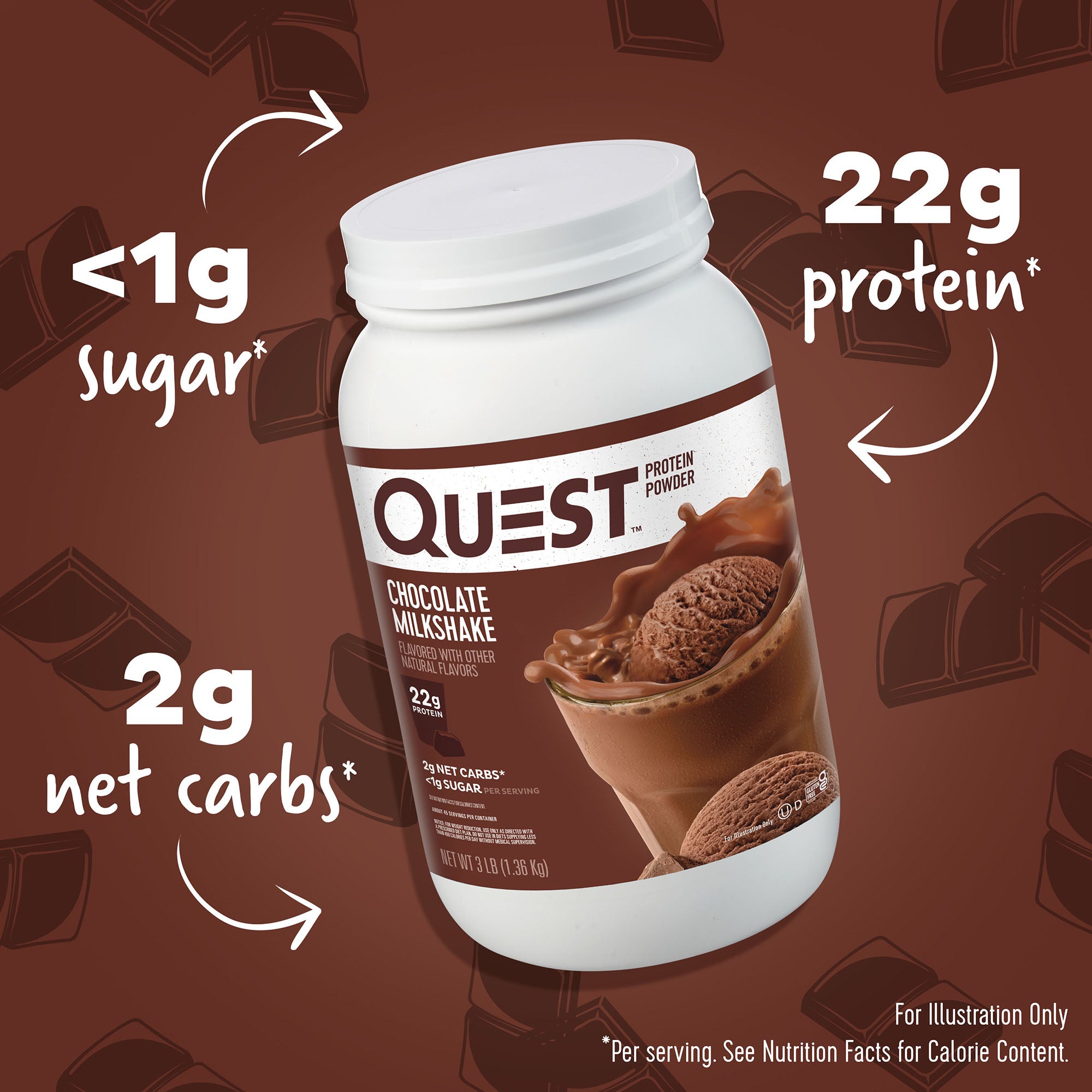 Chocolate Milkshake Protein Powder - Image 2