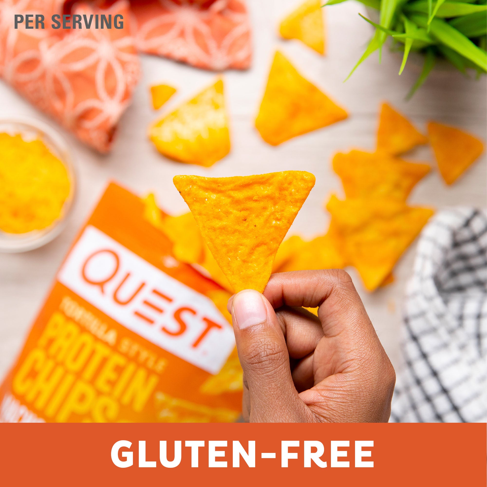 Nacho Cheese Tortilla Style Protein Chips - Image 6
