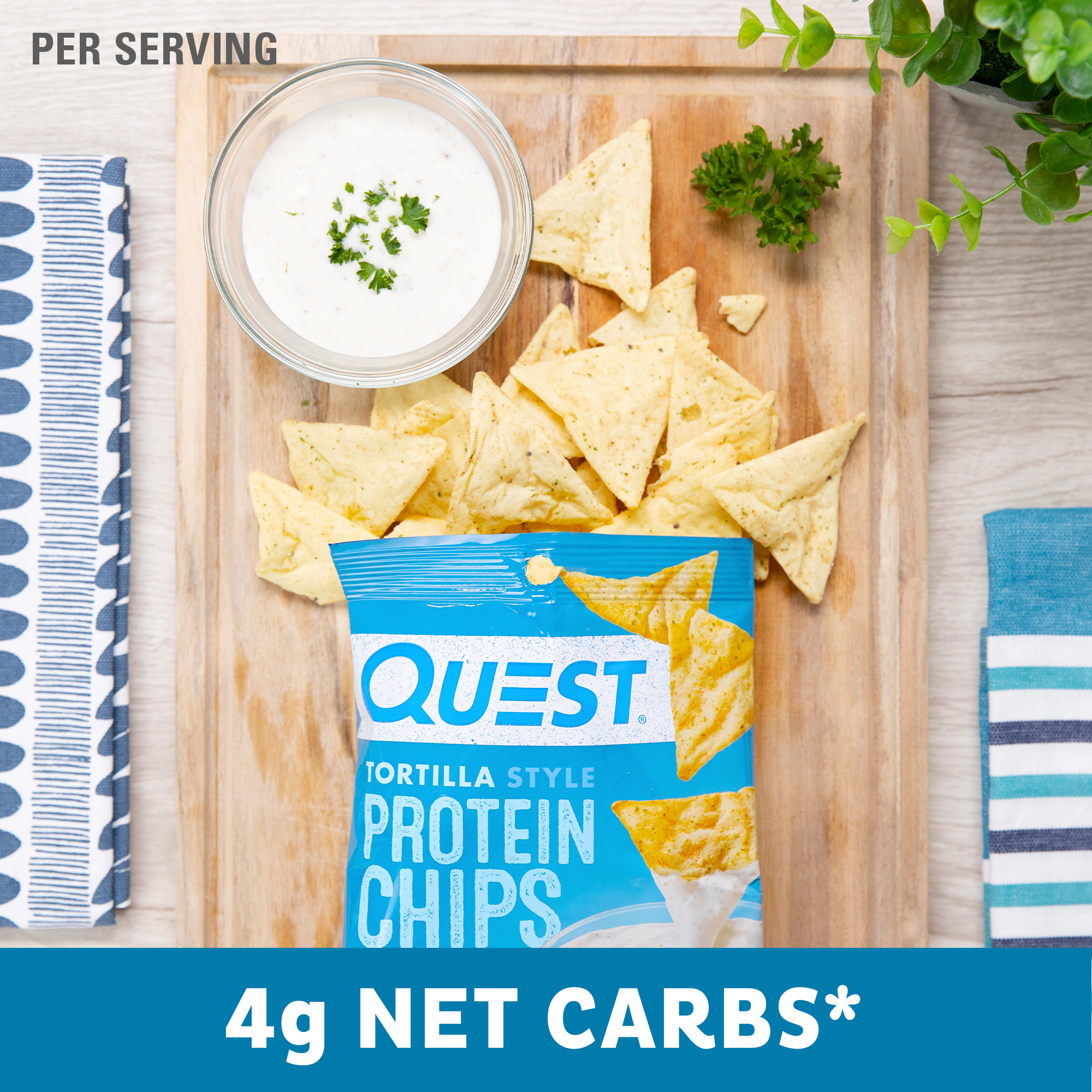 Ranch Tortilla Style Protein Chips - Image 5