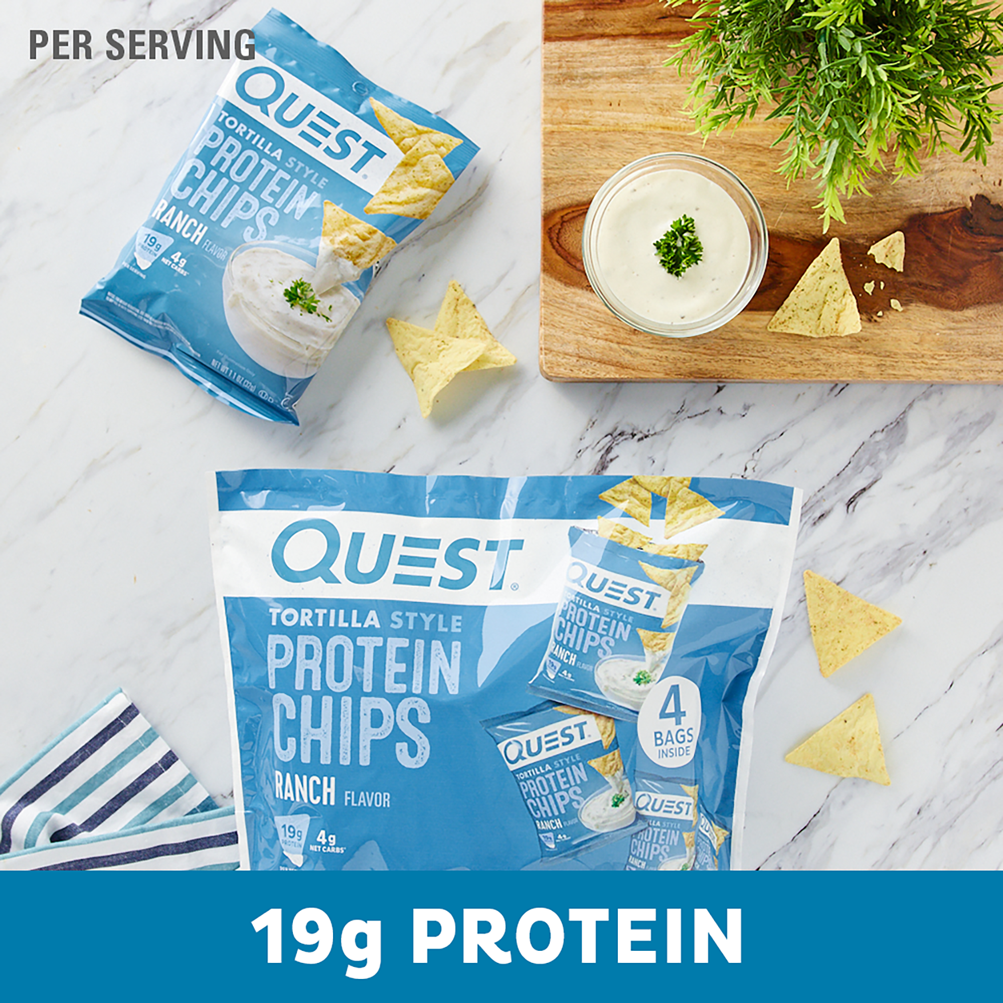 Ranch Tortilla Style Protein Chips - Image 4