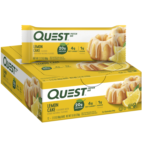 Lemon Cake Protein Bars