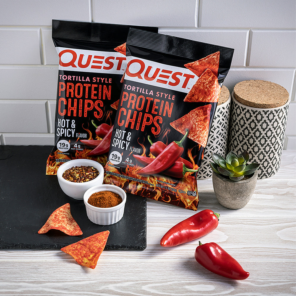 Hot & Spicy Tortilla Style Protein Chips - Image 5