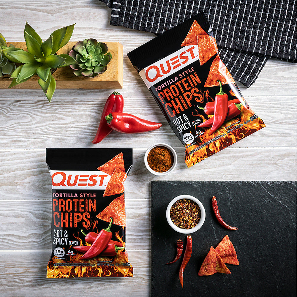 Hot & Spicy Tortilla Style Protein Chips - Image 6
