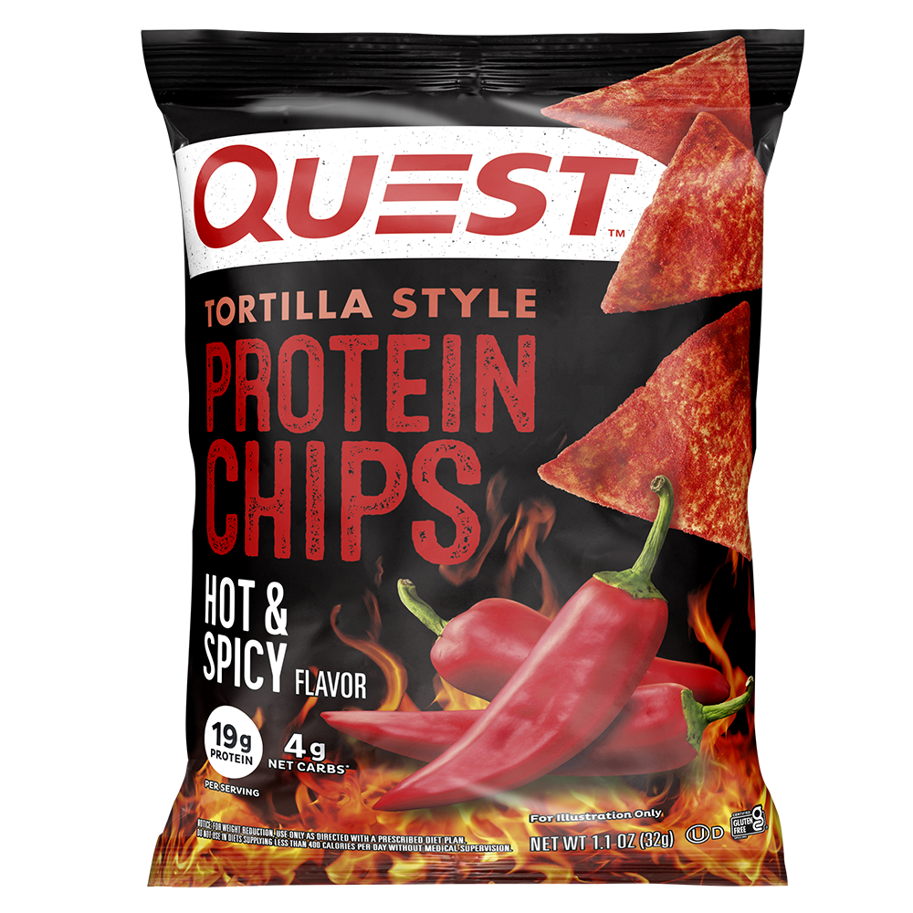 Hot & Spicy Tortilla Style Protein Chips - Image 2