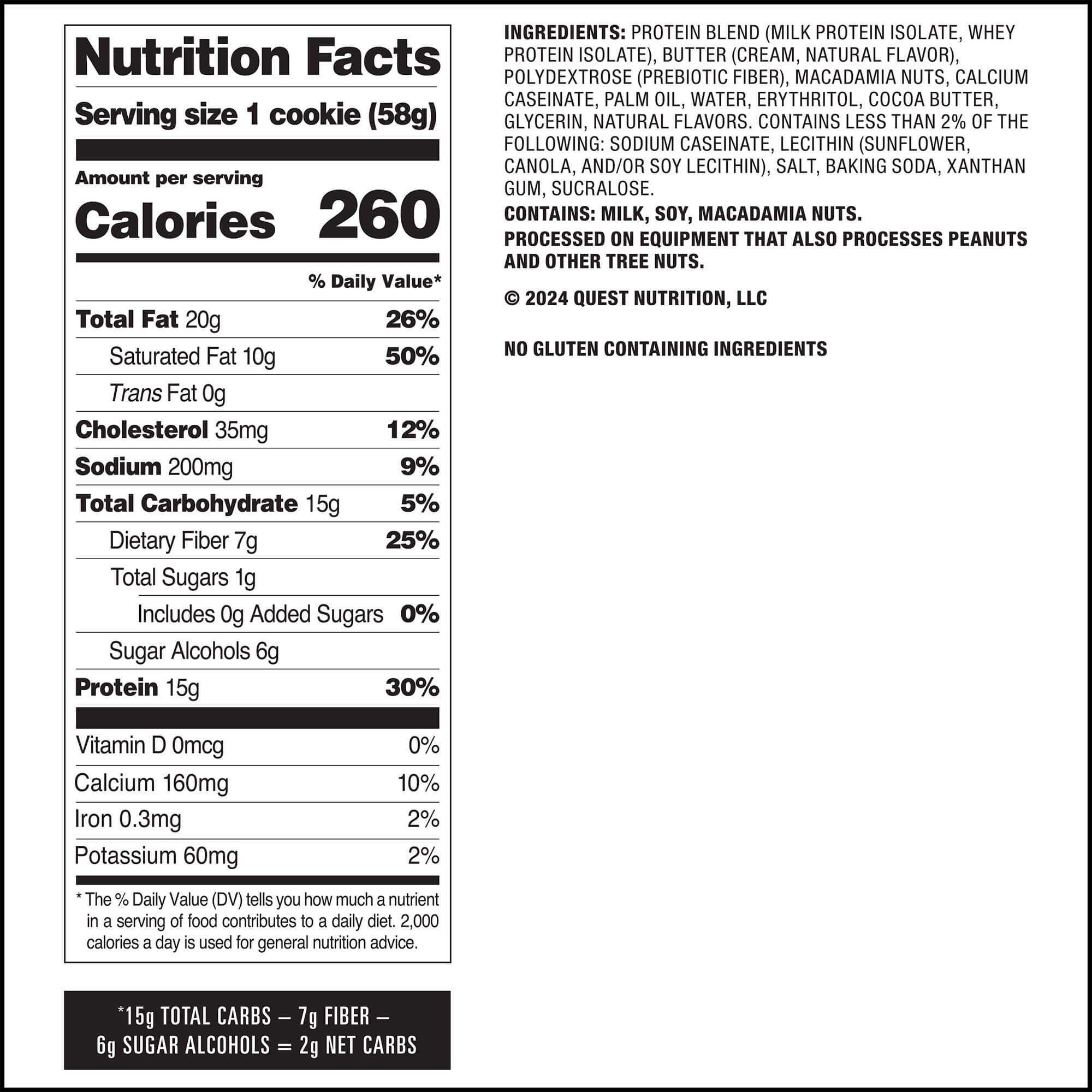 White Chocolate Macadamia Protein Cookies - Image 6