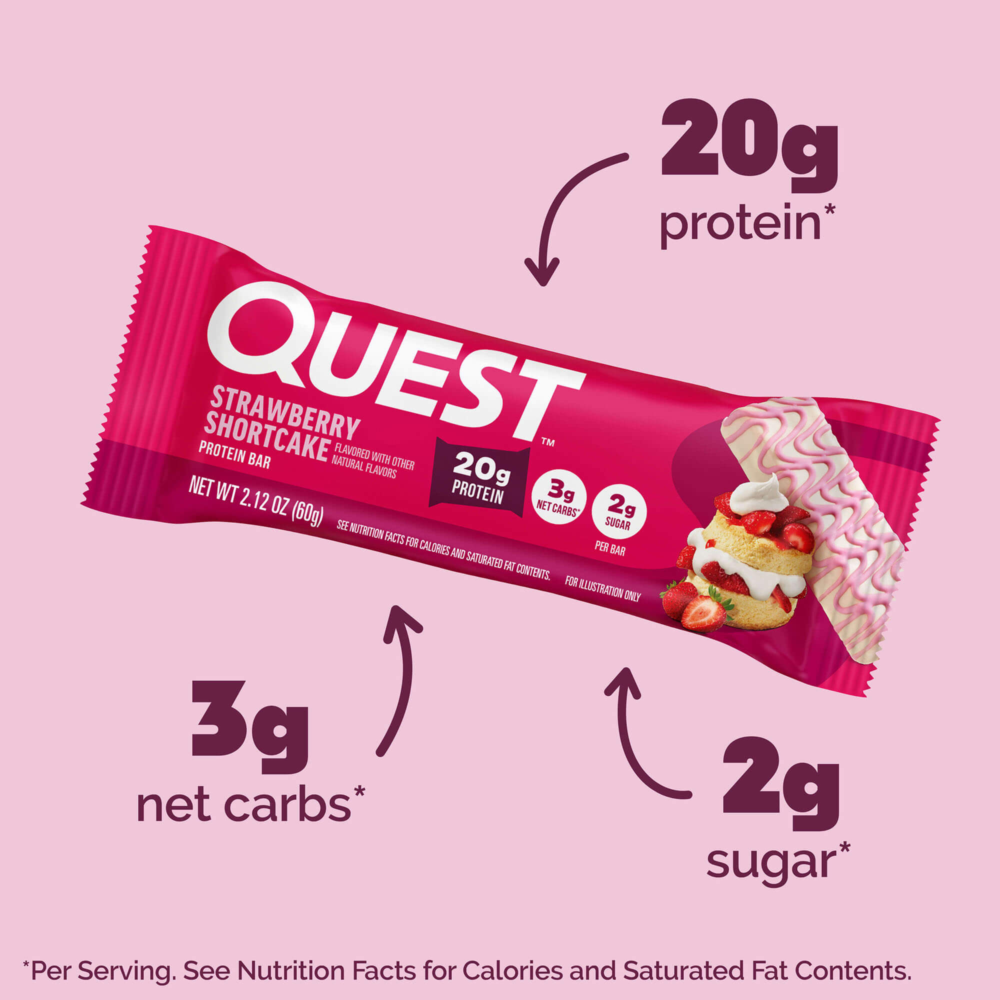 Strawberry Shortcake Protein Bar - Image 4