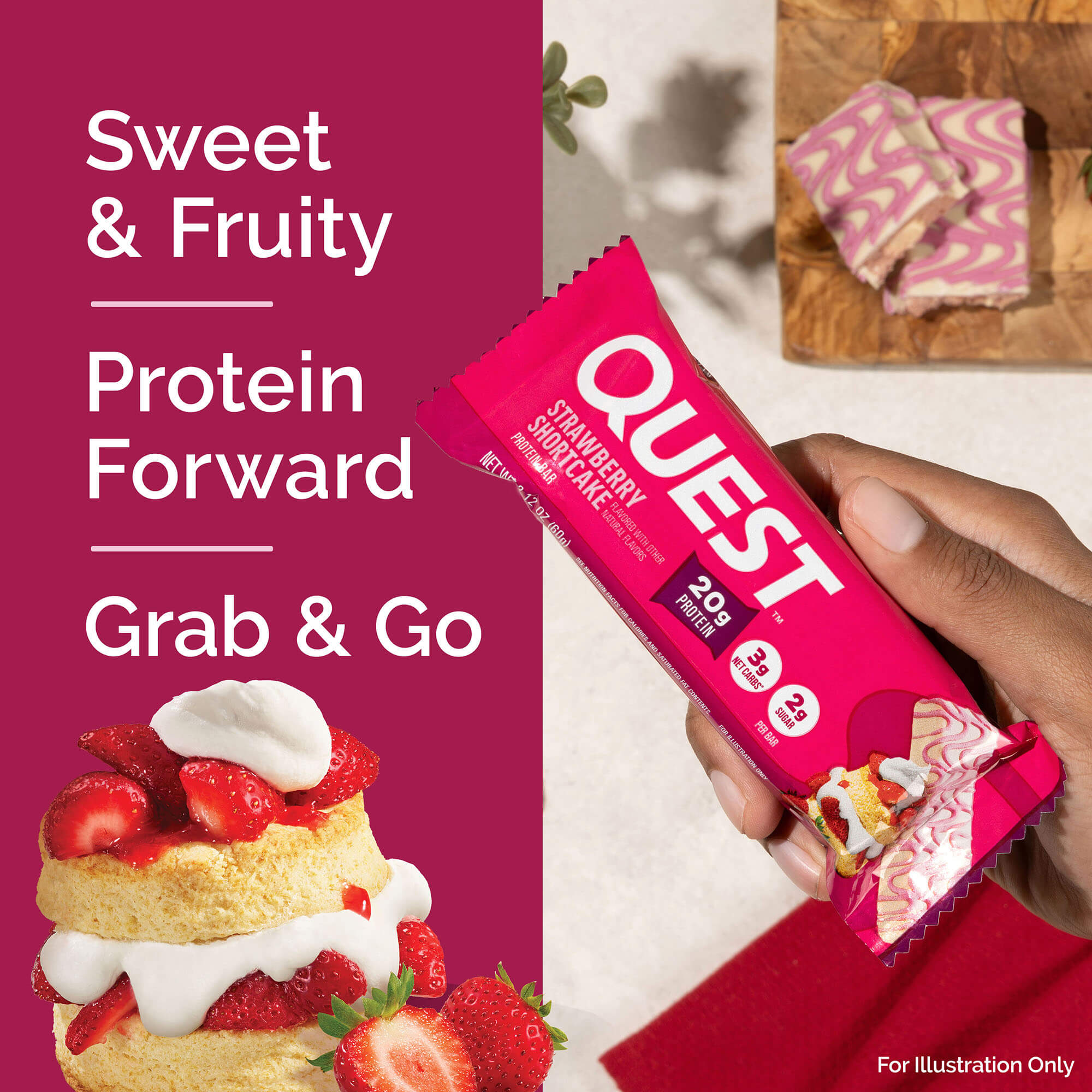 Strawberry Shortcake Protein Bar - Image 3