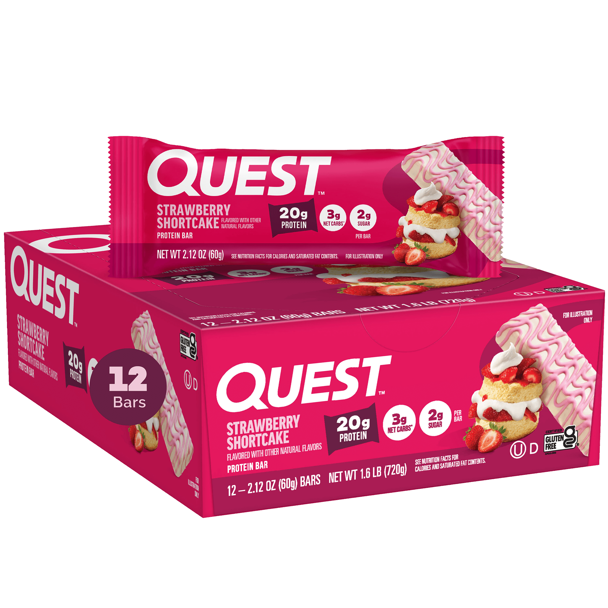 Strawberry Shortcake Protein Bar
