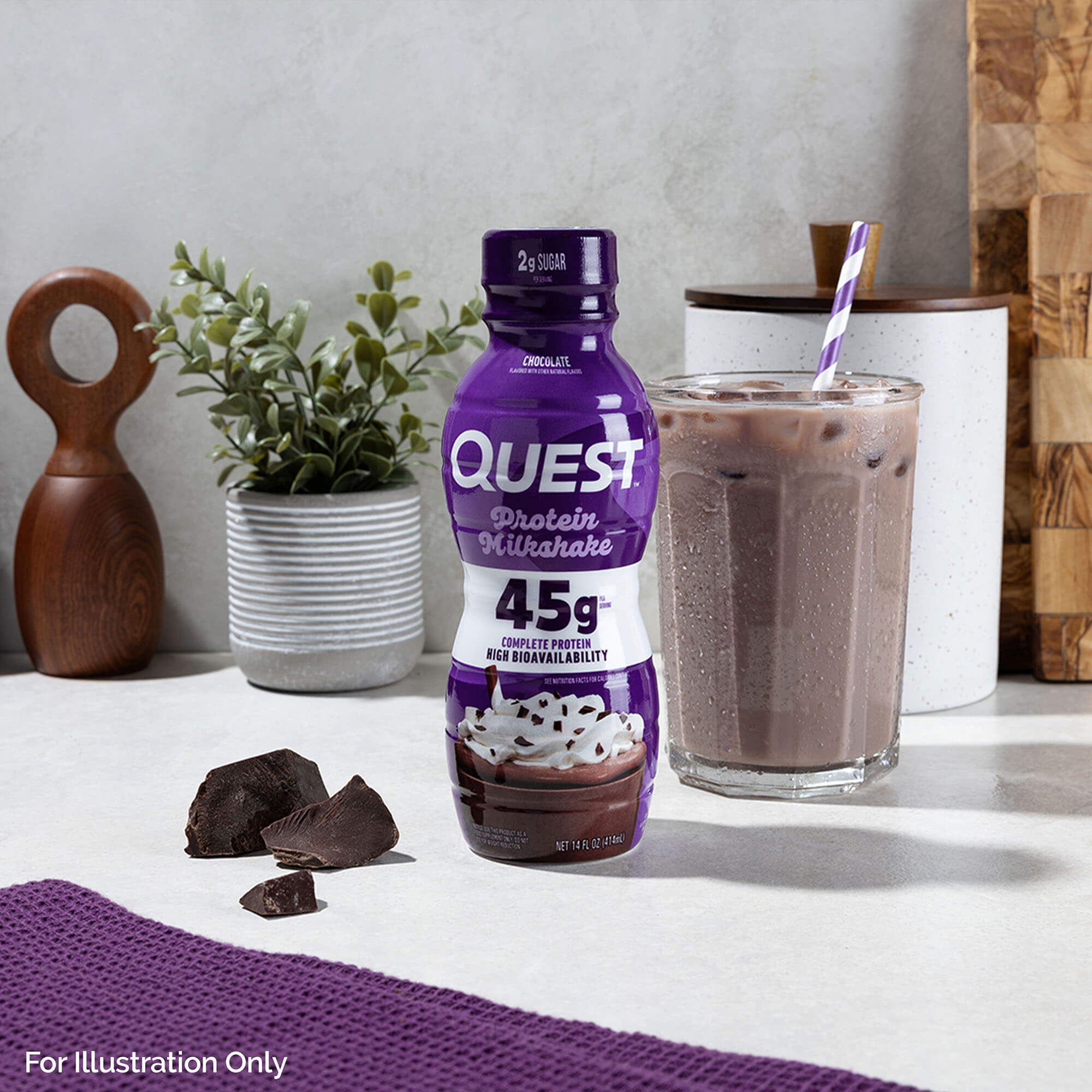 Chocolate 45g Protein Milkshake - Image 4